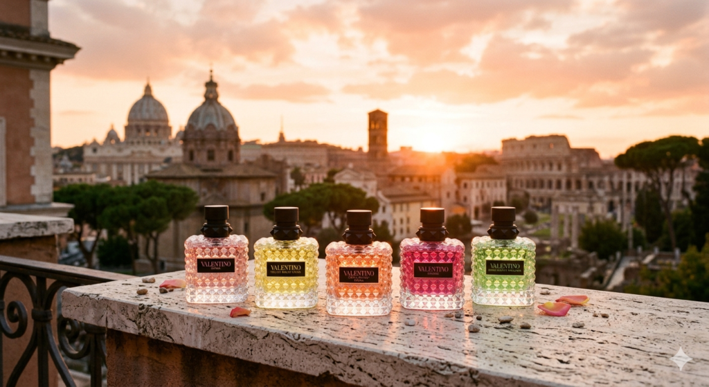 Valentino-perfume-women-collection-born-in-roma-luxury-bottles