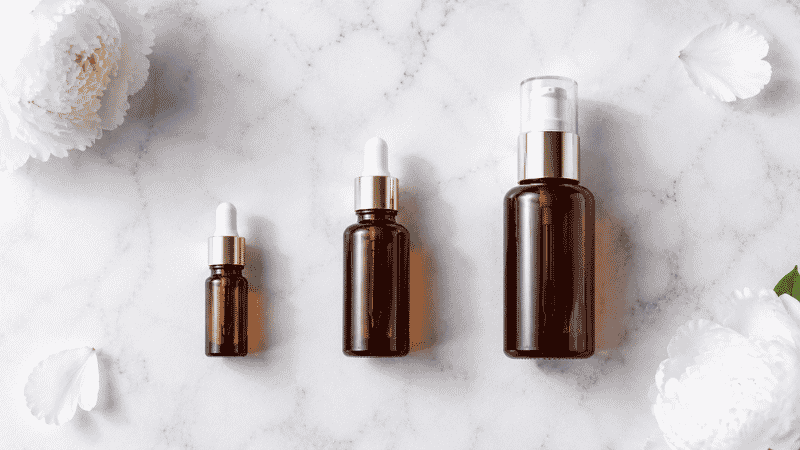 Three retinol bottles in graduating sizes showing low to higher concentration — when to start using retinol in your 30s with gradual concentration progression guide