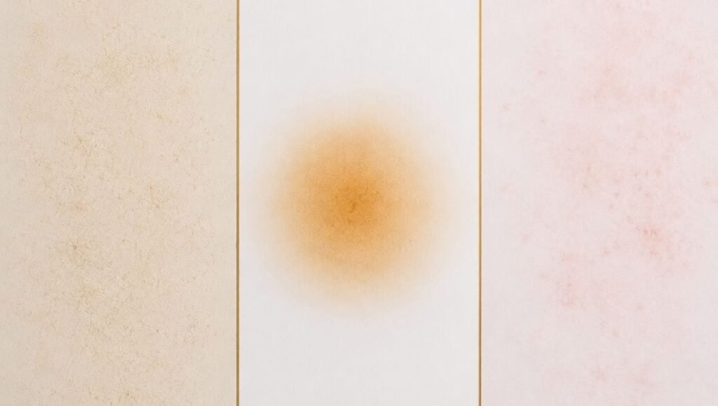 Three surface zones showing surface dullness dark spot and post-inflammatory pigmentation — the three biological origins of mature skin darkening after 40 explained for brightening treatment